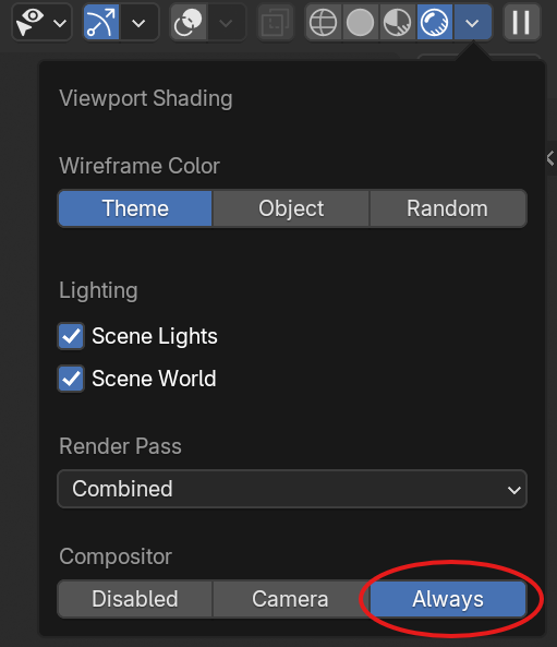 Enable Always Compositor